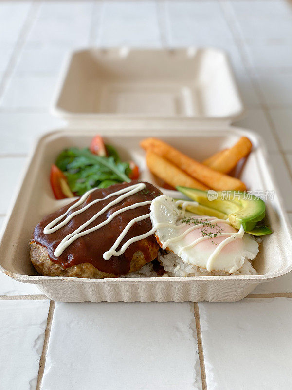 午餐盒里的Loco moco